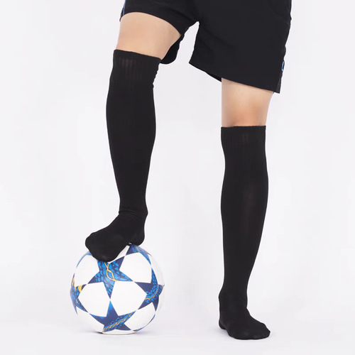 Summer versatile football socks for adults: men's over-the-knee, non-slip, thin, solid-color sports socks for training