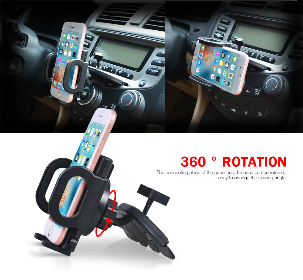 Car mobile phone holder CD port car bracket car mobile phone holder car air outlet navigation mobile phone holder