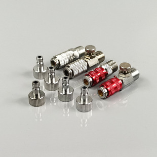 Model air pump coloring spray pen pipe pneumatic fittings quick connector quick connector self-locking connector with air volume adjustment