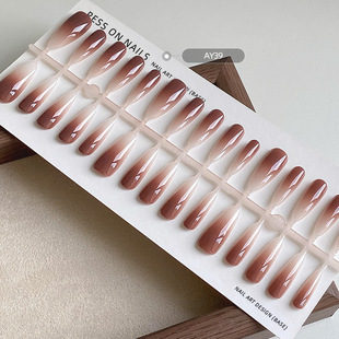 Pure handmade nail polish spray blush gradient wearing nail prefabricated naked nail patch manufacturers wholesale and retail