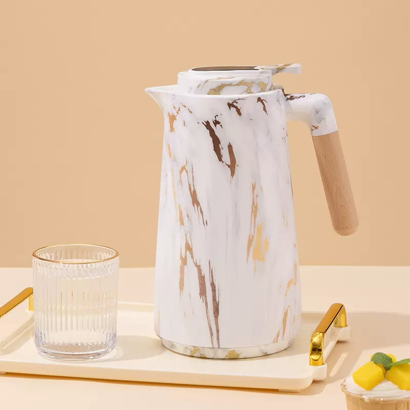 家用保温壶玻璃内胆热水瓶暖水壶大容量咖啡壶保温办公室茶壶数显