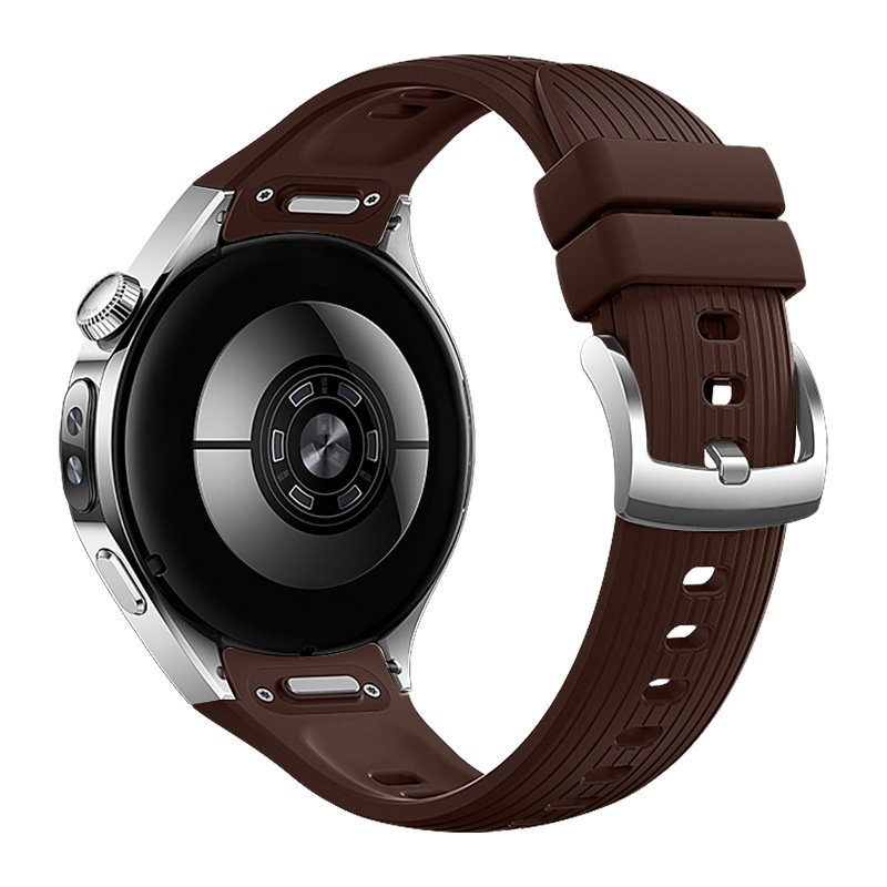 Huawei watch5 シリコン時計ストラップに適しています。公式の垂直パターンのシリコンプッシュ式時計ストラップ 42mm/46mm|undefined