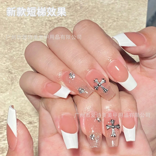 Nails Nail Short Ladder Flat Armor -Carved Ballet Folding Ballet…