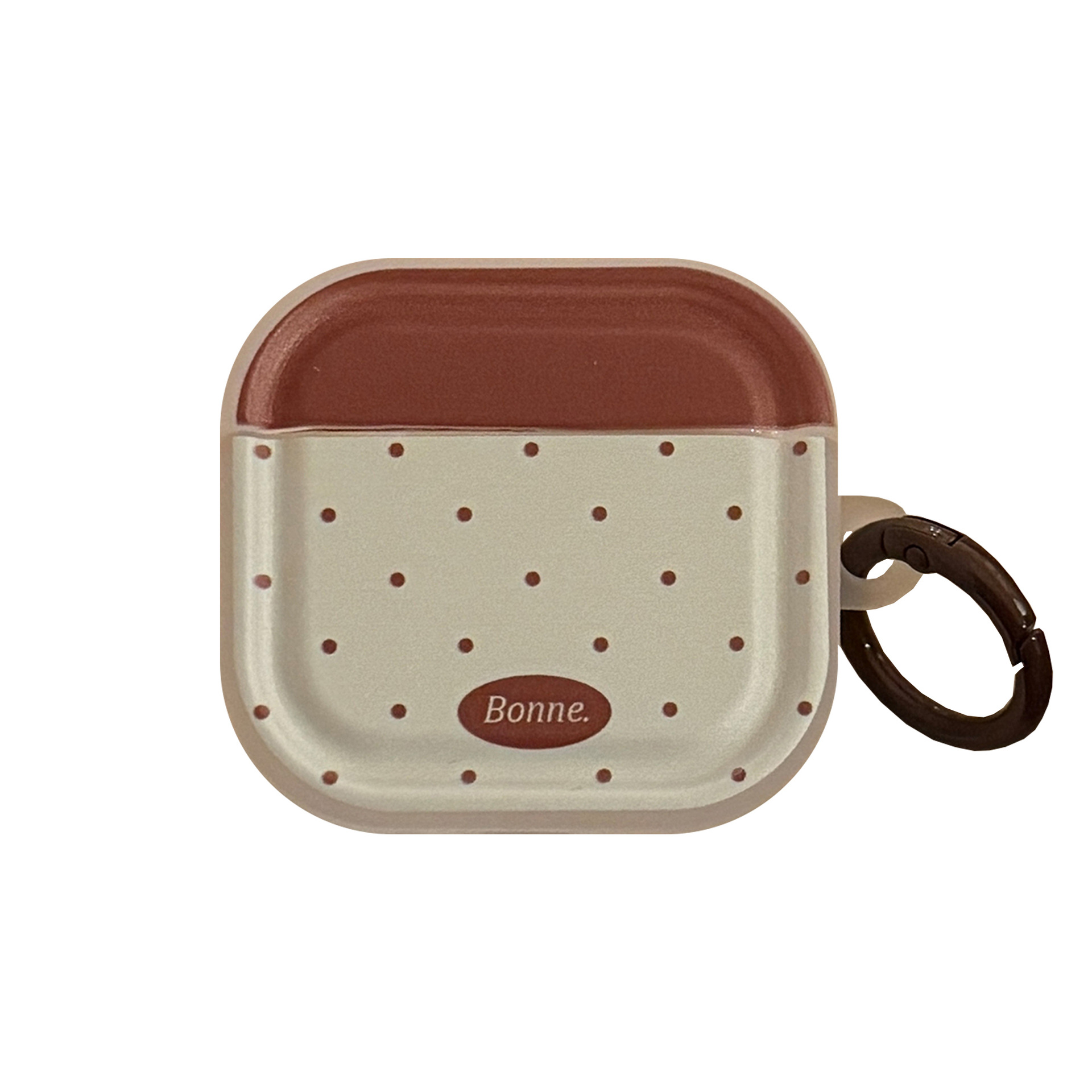 Ins Coreano punto de onda de colisión de color para airpods3 auriculares pro2 cubierta de protección 4 generación Bluetooth inalámbrico 1 colgante 3