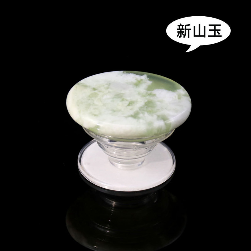D9宝石携帯電話ホルダー折りたたみ伸縮可能天然玉水晶原石携帯電話エアバッグ携帯電話ホルダー|undefined