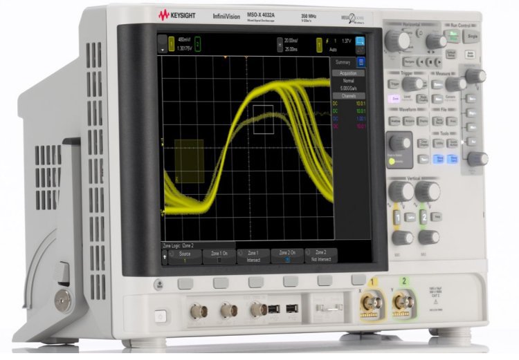 二手是德科技DSOX4032A 示波器 350 MHz带宽4 个模拟通道