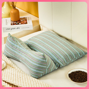 Inner Cover, Cervical Spine Pillow, Pillowcase, Bone Delivery, One Piece Pillow, Buckwheat Package Included ✅ Triangular Stripe 3D Wholesale