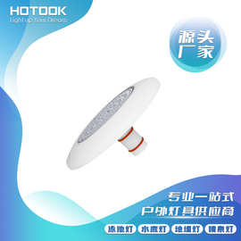 跨境套管式塑料薄款LED泳池灯水底灯低压IP68水下灯嵌入式套管灯