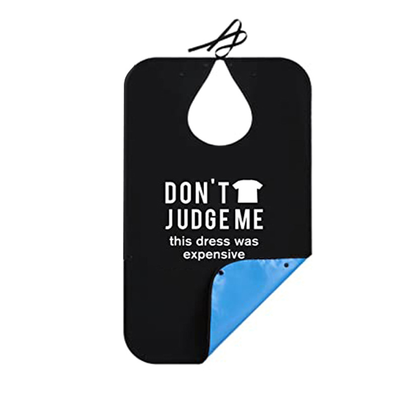 Adultos babero para los ancianos de doble capa de impresión a prueba de agua suministros de edad avanzada fabricante en stock