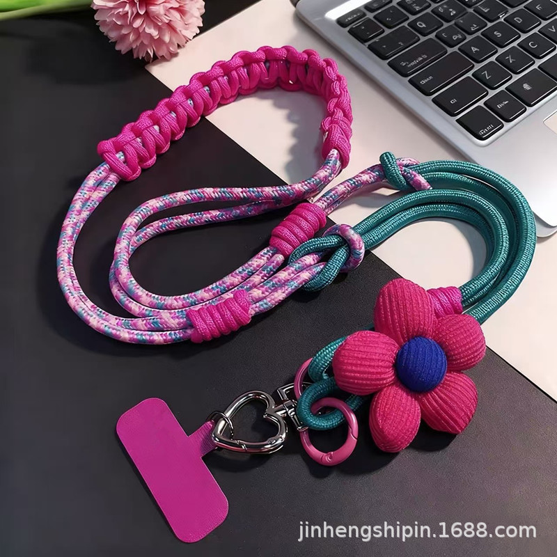 Long Mobile Phone Lanyard, Cross-Body, Multifunctional Hand Chain, Men's and Women's Outdoor Mountaineering Thickened Hanging Neck Shell, Strong Long Mobile Phone Lanyard, Cross-Body, Multifunctional Hand Chain, Men's and Women's Outdoor Mountaineering Thickened Hanging Neck Shell, Strong