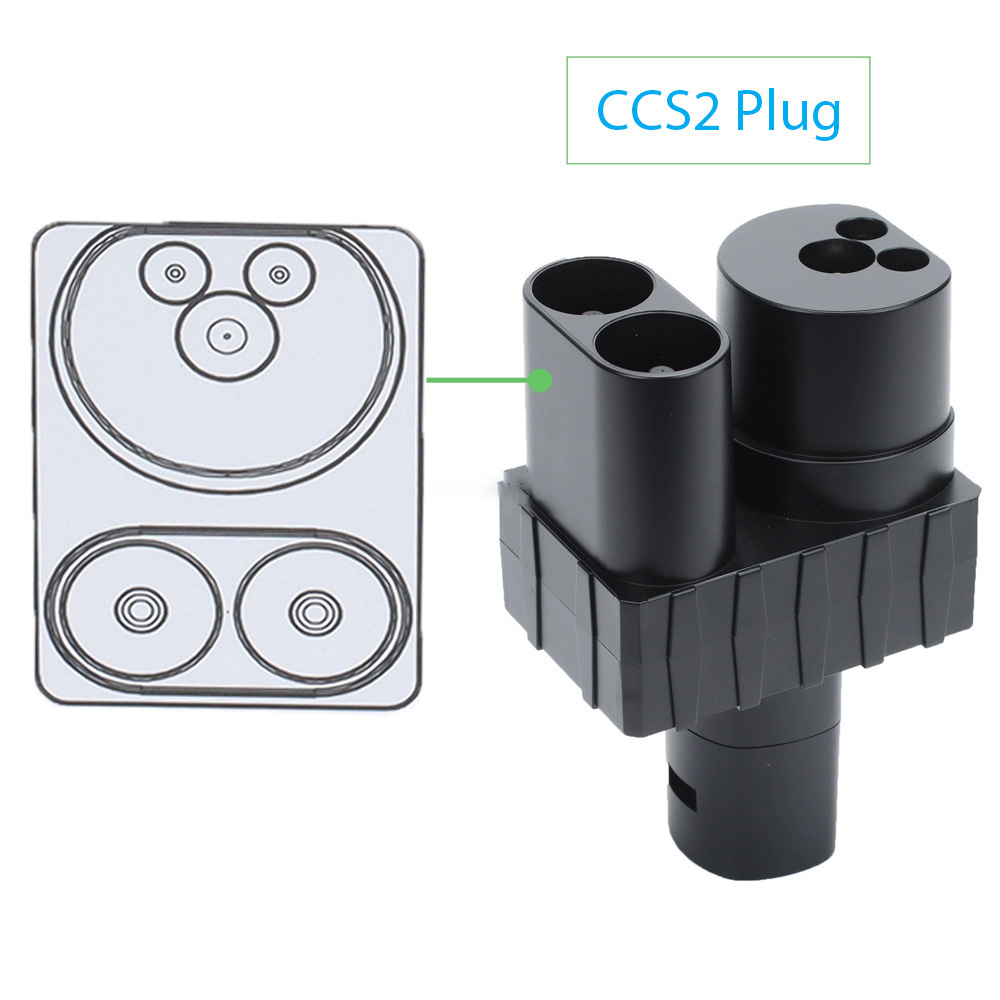 St-E054 New Energy Electric Vehicle Ccs2 to Tesla Converter Nacs Car Charging Adapter Dc Direct Current On-Board Adapter