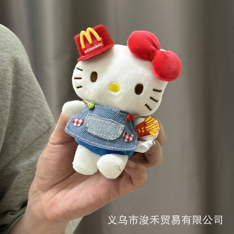 ハローキティバッグペンダントリトルシェフシリーズハローキティ人形ペンダントかわいい漫画人形キーホルダー|undefined