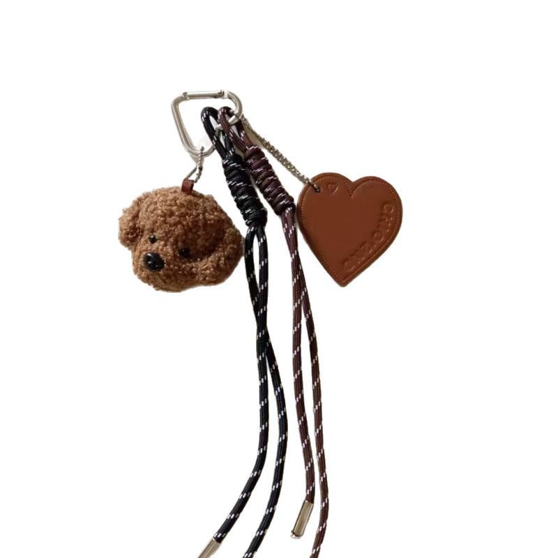 Bolsa de viento, bolsa de colgante, muñeca de viento, cuerda de nylon colgante, conejo, cachorro, cámara, llavero, mochila escolar