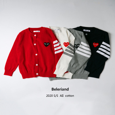 2022 new pattern Chaopai Children's clothing sweater men and women With children love solar system children knitting Cardigan Little coat