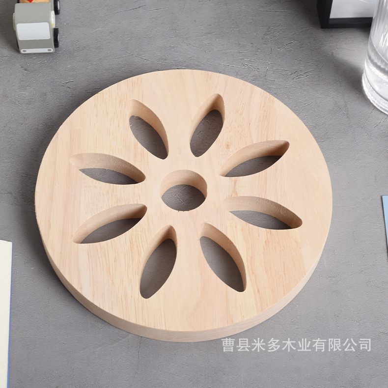 Carved Pine Coasters, Creative Numbers and Letters, Shop Sign Pendants, Wood Carvings, Background Wall Decoration Materials Wholesale