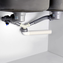 K9HX wholesale kitchen sink drain pipe accessories double basin sink drain pipe deodorant sink drain cover