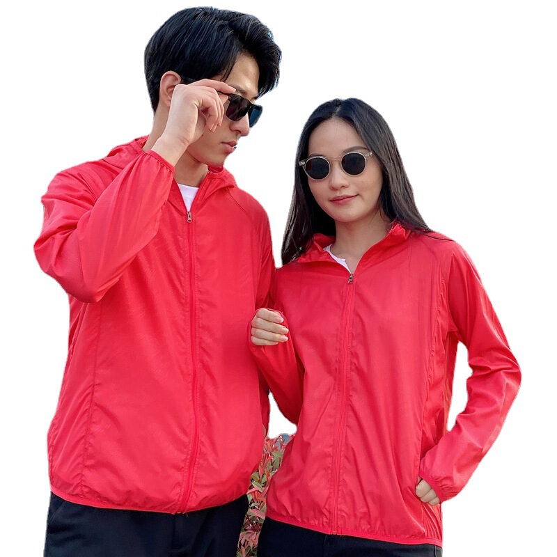 戸外日焼け止め服男女春夏の軽薄な通気性日焼け止め皮膚服卸売りはロゴ広告シャツを印刷できる|undefined
