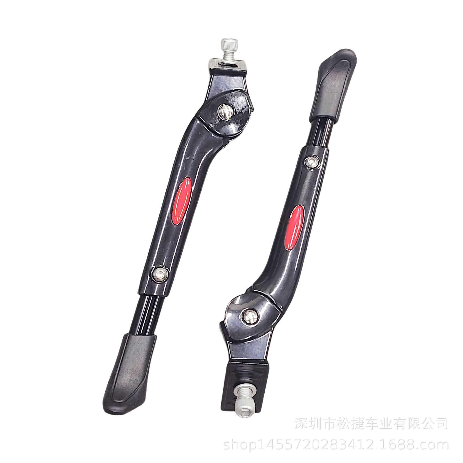 Adjustable Aluminum Alloy Center Stand for Mountain Bikes, Road Bikes, and Electric Bikes; Single Side Stand