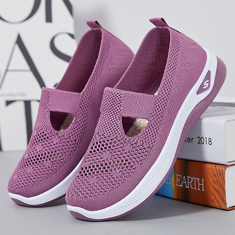 Zapatos individuales verano mujer todo-fósforo boca baja zapatos individuales transfronterizos temu venta al por mayor zapatos perezosos casuales para mujer zapatos de madre de un pie