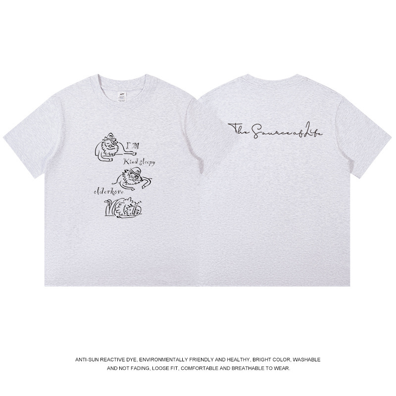 メンズファッションブランド カジュアル半袖 男女兼用 カップル向け シンプル 夏 プリントTシャツ 綿100% ホワイト 万能トップス インスタ映え|undefined