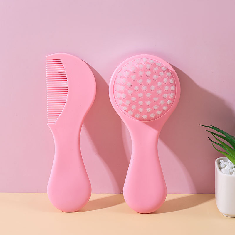 Bebé recién nacido peine bebé cabeza eliminación suciedad costra neumático cepillo de pelo suave nylon masaje cuero cabelludo peine del pelo traje