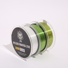 Wholesale fishing line including 200-meter nylon fishing line, transparent subline, fluorescent green main line, casting rod fishing line
