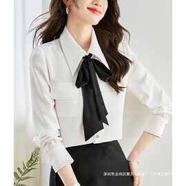 华哥弟情正品牌真丝衬衫女2025春秋新款气质休闲宽松衬衣长袖上衣