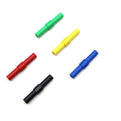 Insulated Banana Coupler P6410 Banana Plug 4mm Male to Male Short Circuit Adapter