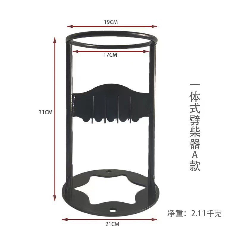 Leña de camping transfronteriza estante de corte de leña manual divisor de leña hogar picado de leña artefacto manual al aire libre máquina de cortar leña separador de leña