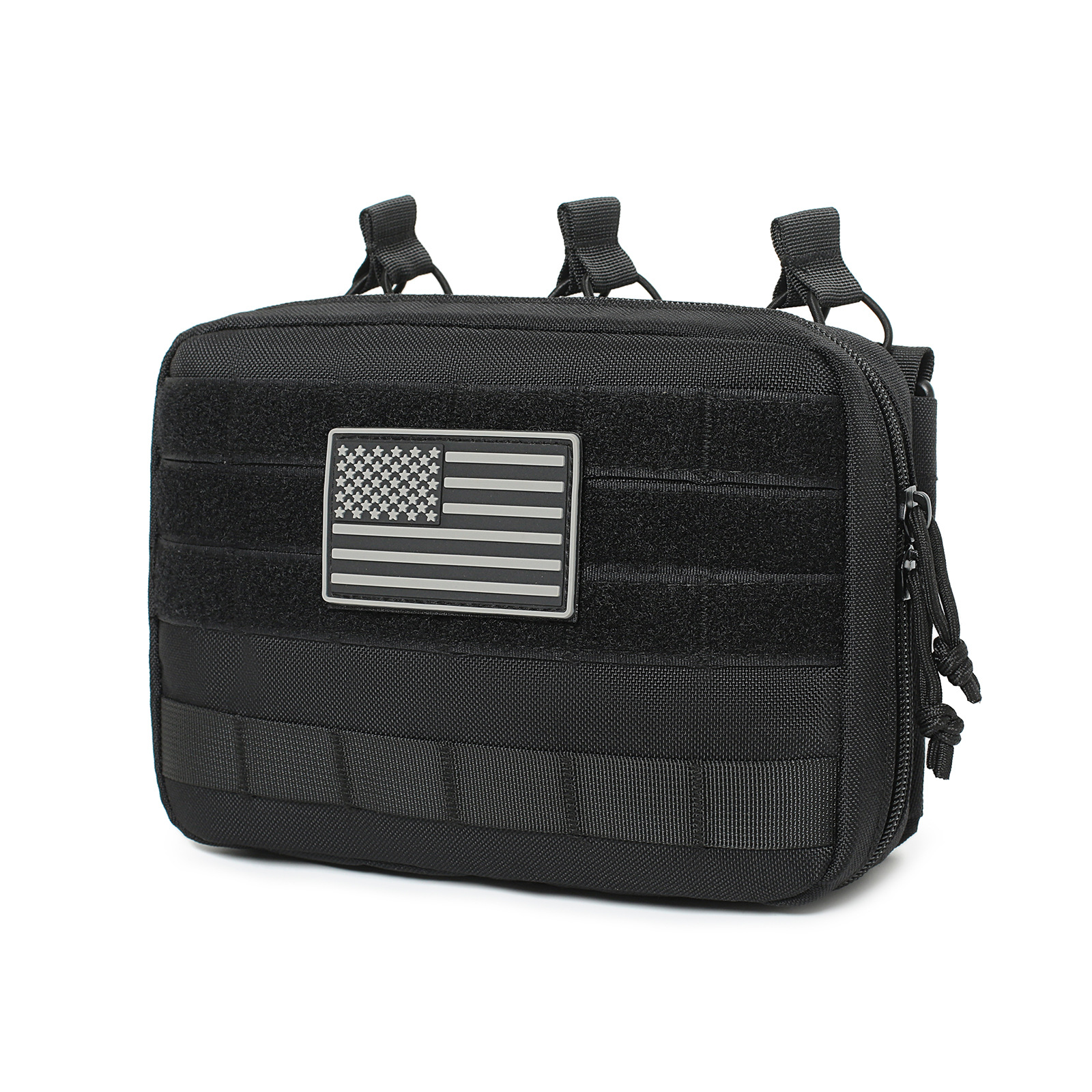 Cross-Border Tactical Outdoor Storage Bag, Wilderness Survival First Aid Bag, 1000D Large-Capacity Medical Bag, Military Fan Bag