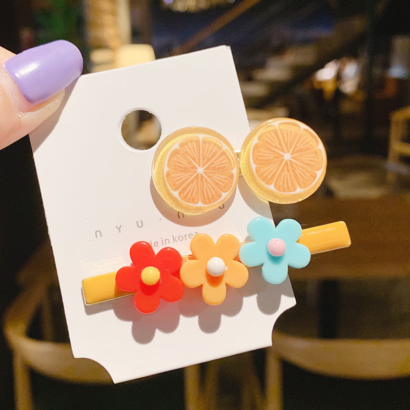 Clip de verano Corea del Sur lindo traje roto horquilla Accesorios para el cabello para niños