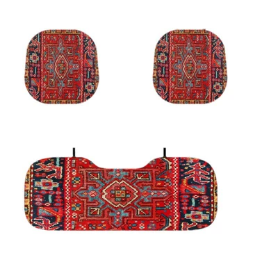 Avtomobil döşəmə paspasları | Set Wear-resistant Dirty-resistant Flower Seat