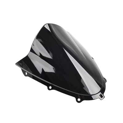 Suitable for Suzuki Gsxr125 Gsx-R125 17-25 Years of Heightening Front Windshield Competition Front Windshield Deflection (Motorcycle front windshield) - black