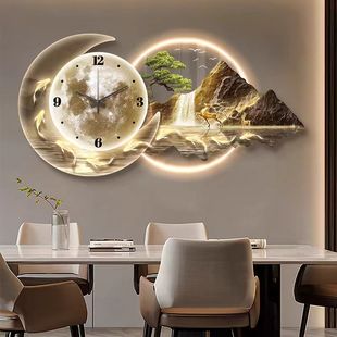 Factory Customized Modern Accessible Luxury Living Room Sofa Background Wall Hanging Painting Restaurant Decoration Painting Creative Led Lighting Mural
