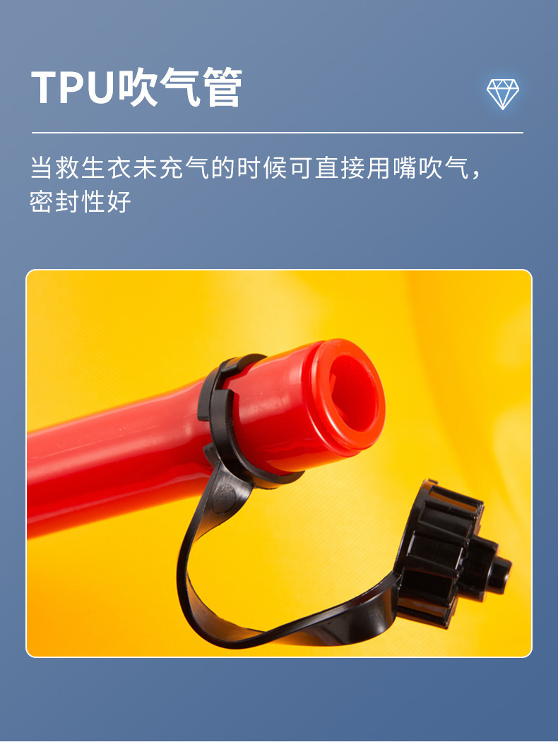 Automatic Inflatable Water Rescue Device with Window Breaker, Portable Car Self-Rescue Device, Car-Mounted Water Rescue Life Jacket