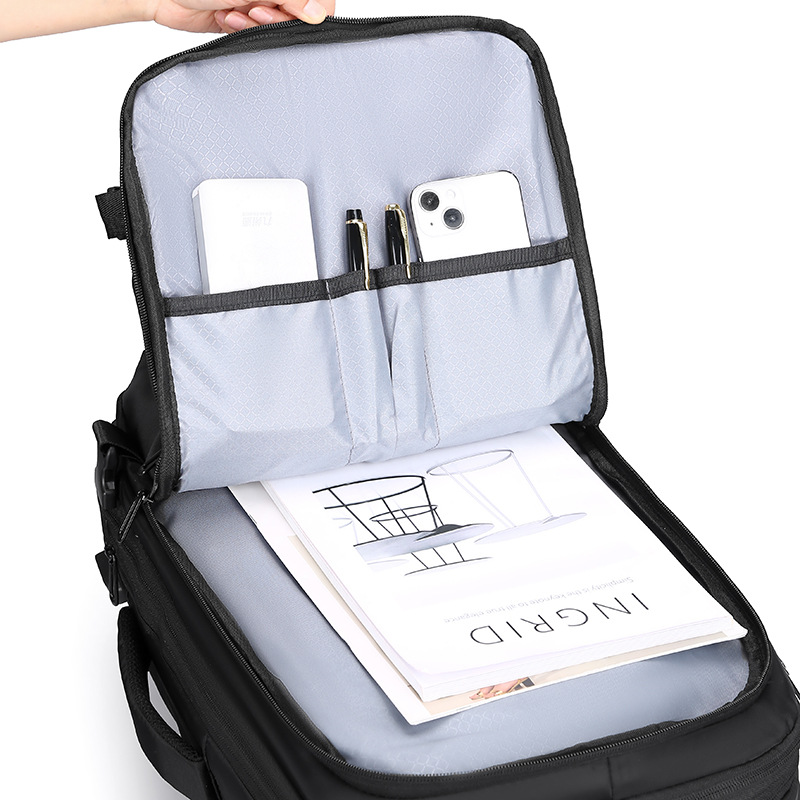 Mochila expandible 180 ° apertura y cierre para viajes de negocios, bolsa para computadora portátil, barra de acoplamiento colgante, bolsa de viaje de negocios al por mayor