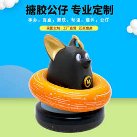 PVC搪胶注塑摆件 汽车内饰摆件 动漫手办公仔 卡通盲盒公仔批发