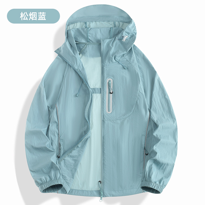 Ropa de protección solar de montaña para mujer UPF100 ropa de piel de almacenamiento ligera para exteriores, gasa original, ropa de protección solar transpirable fresca para hombres