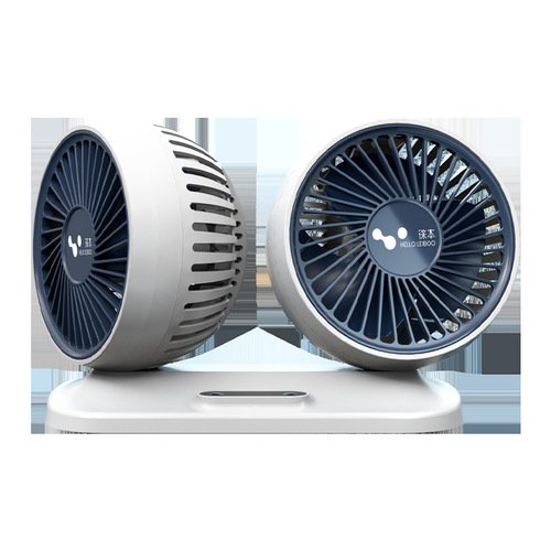 Car fan 24v large truck 12v small car car electronic fan powerful double-head electric fan