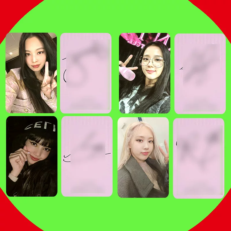 [BLACKPINK粉墨粉胶VINYL  JISOO金智秀photocard小卡]