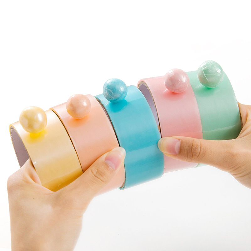 Ball Tape水球解压放松胶带球批发新手徒手拉丝粘粘球胶带ins风