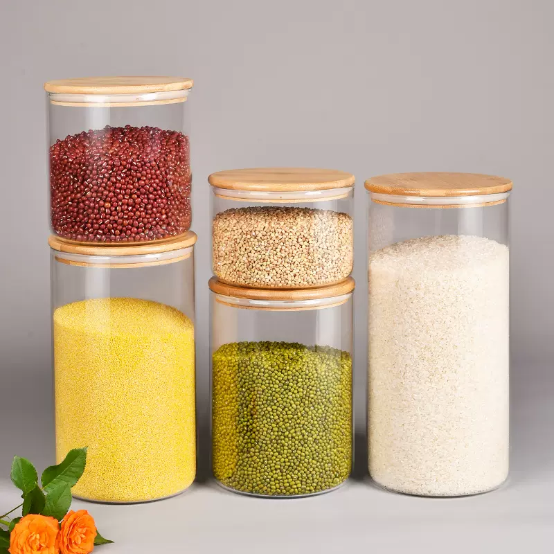 大容量玻璃密封罐储粮米桶定制防潮食品级玻璃收纳罐超大梅森罐子