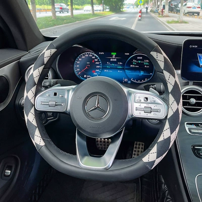 Steering wheel cover — of car handle cover women