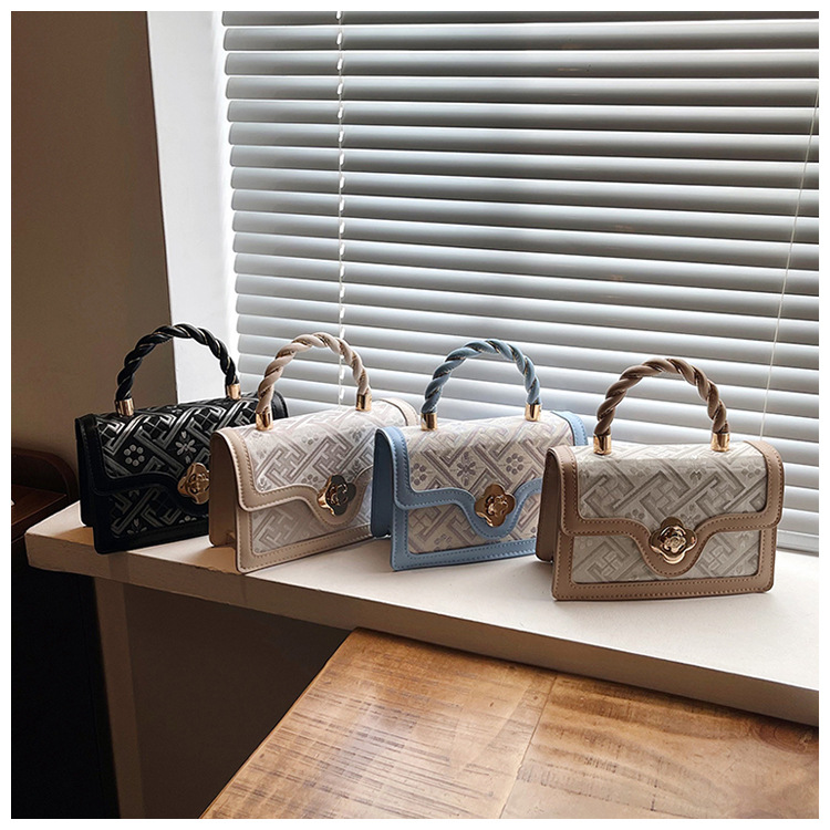 Korean style fresh 2025 Spring/Summer trendy and fashionable crossbody handbag for women, single-shoulder light luxury chanel-style bag undefined