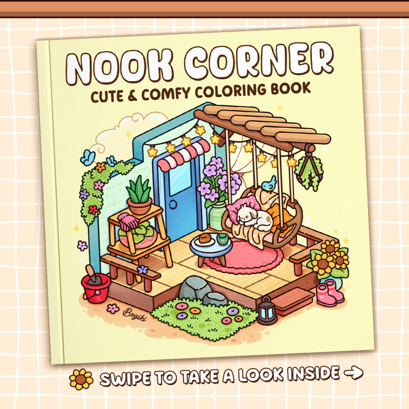 亚马逊热销Coloring Book涂色本填色本小角落怪兽系列儿童绘画本|undefined