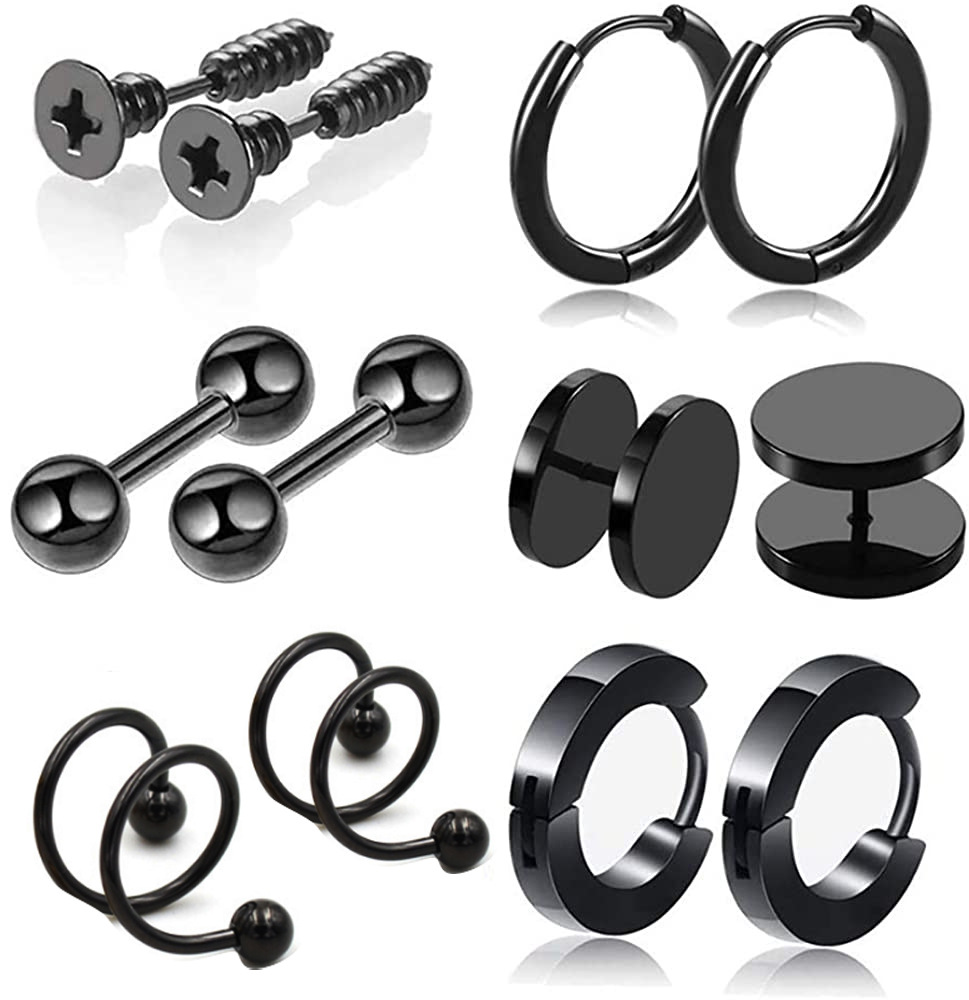 Pointed titanium steel lip stud product view