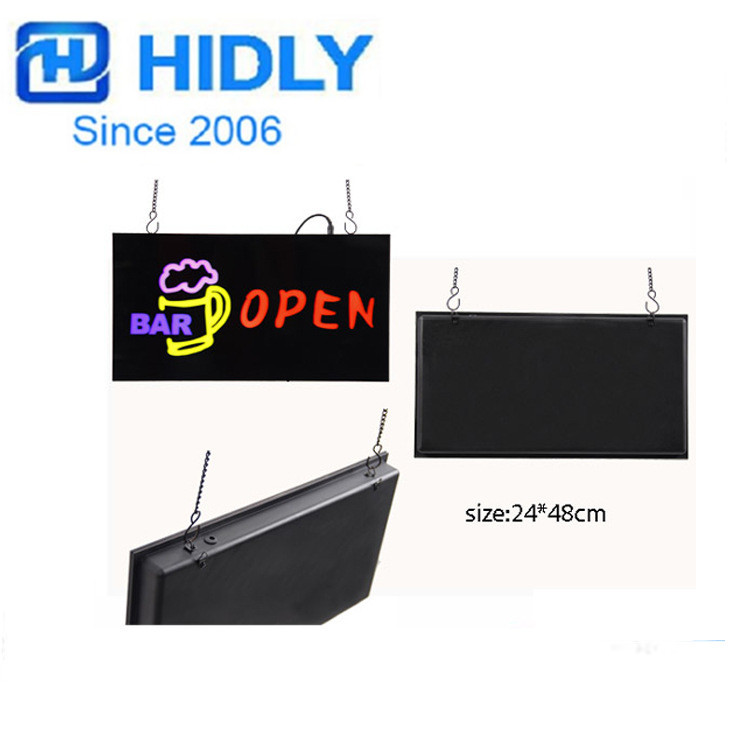 LED open 牌树脂发光字招牌店面营业中指示牌