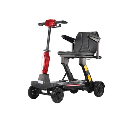 Factory direct supply X-14 electric four-wheeled vehicle, automatic folding single-seater mobility scooter for adults, short-distance travel vehicle (Qatlanan elektrik velosipedlər) - x-14