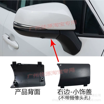 Housing 21 to 25 Years Rear mirror/rearview mirror assembly - passenger-side-right-small-trim-cover-no-camera-hole