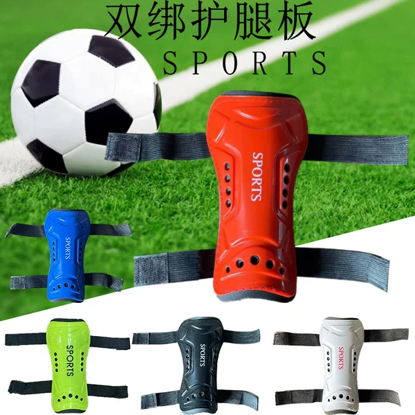 Soccer Leg Guard Double Strap Adult Children Professional Protector Leg Guard Fixture Board Training Competition